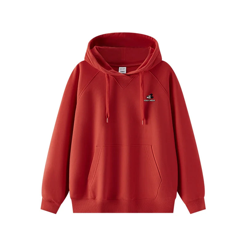 Semir Slouchy Hoodie Women Spring Loose Raglan Sleeve Hooded Embroidered Fun Style Casual Comfortable Daily Wear Top