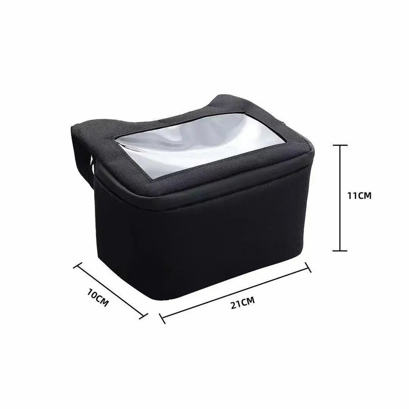 SEAMETAL Motorcycle Bicycle Front Handlebar Bag Multifunctional Bicycle Riding Bag Phone Mount Storage Bags for Outdoor Cycling
