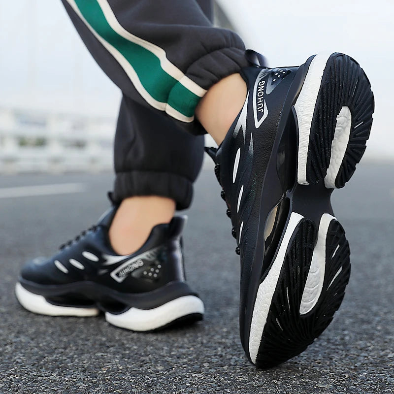 Men's Lightweight Casual Sneakers Four Seasons New Breathable Soft Sole Outdoor Racing Running Shoes Student Speed Sports Shoes