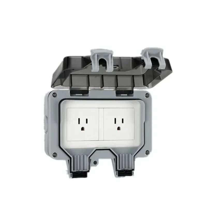IP66 rainproof charging EU socket rainproof splashproof outdoor international universal power socket,South Africa 15A socket