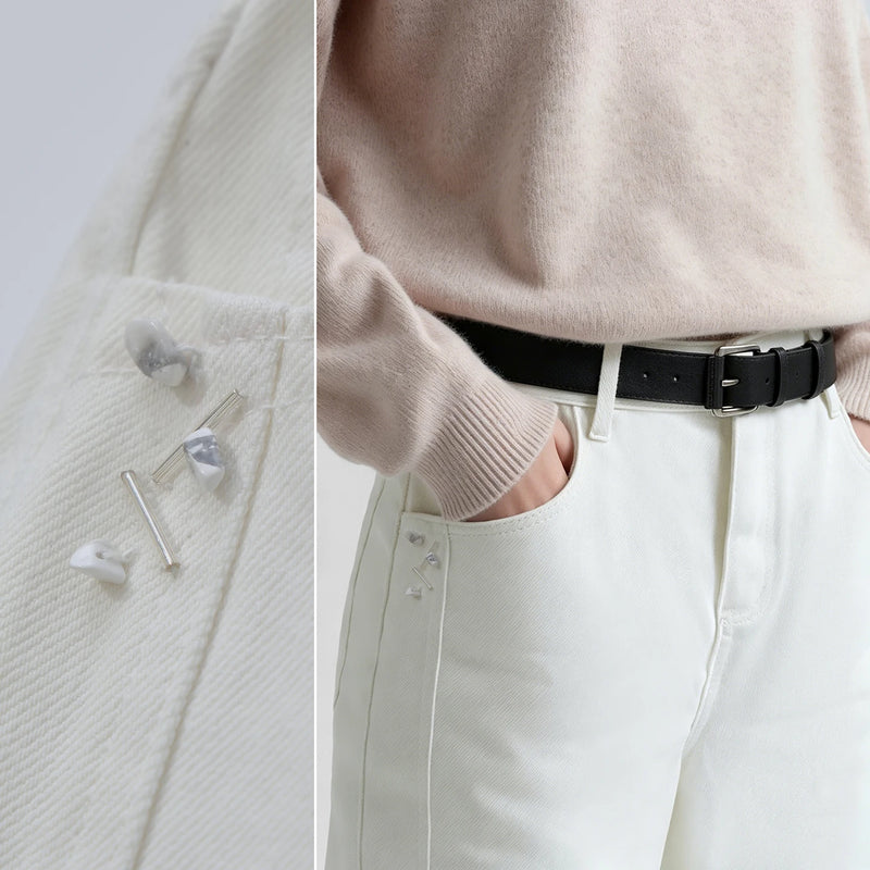 Amii Minimalist Women Jeans Loose Wide Leg Pants 2026 New Autumn Casual Cozy Breathable Cotton Commute Women's Pants 12623043