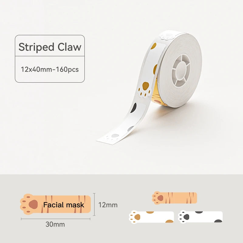 Niimbot Thermal Printer Labels 1 Roll of Self-adhesive Label Paper for D110 D11 D101 H1 H1S Bluetooth Label Maker