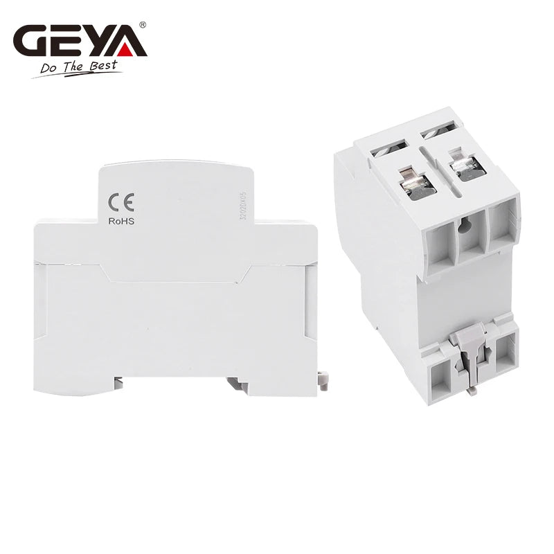 GEYA GPS8-02 Din Rail Over Current Protector Over Voltage Under Voltage Protective Device 40A 63A 80A 220VAC