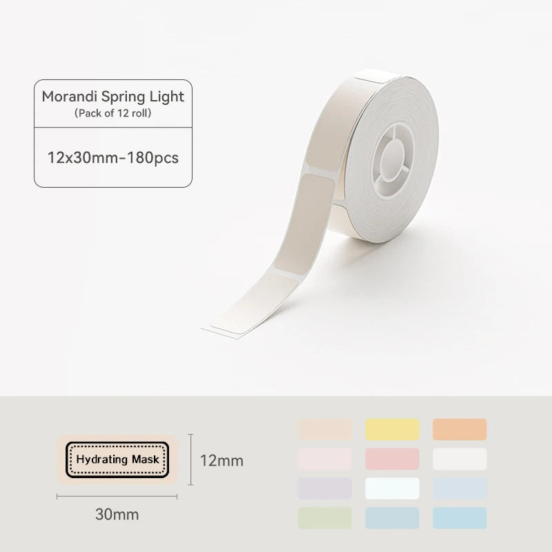 Niimbot Thermal Printer Labels 1 Roll of Self-adhesive Label Paper for D110 D11 D101 H1 H1S Bluetooth Label Maker