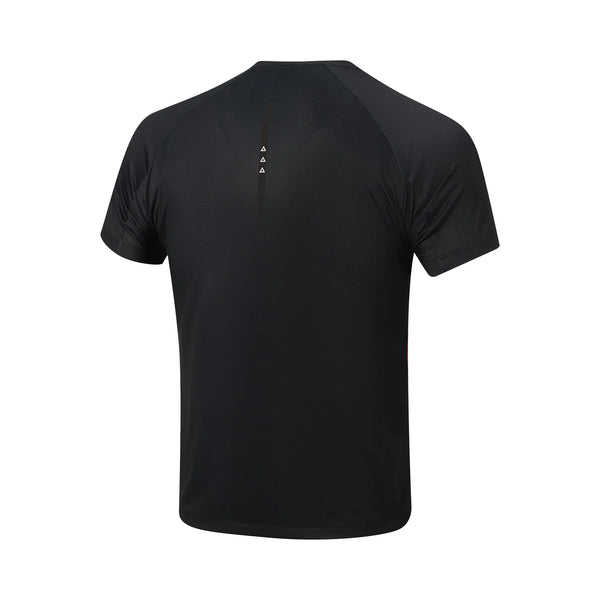 អាវយឺតរត់ប្រណាំងបុរស Li-Ning Dragonflight 100% Polyester កមូល សមល្មម អាវកីឡាអាជីព LiNing ATSW903