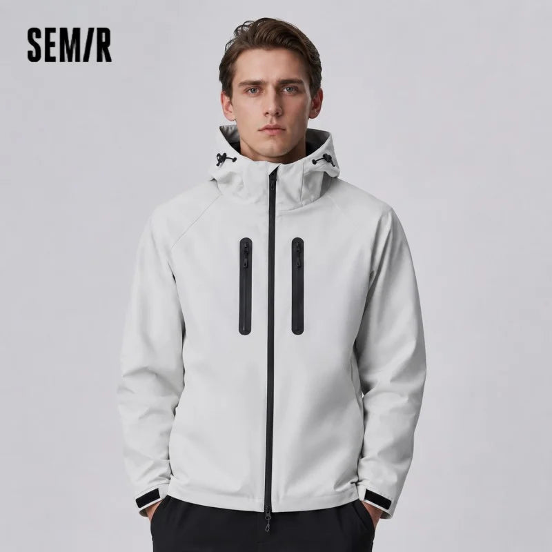 Semir Protective Down Jacket Men Winter 90% Down Fill Windproof Three-Resistant 2026 New 3-In-1 Liner Thickened Trendy