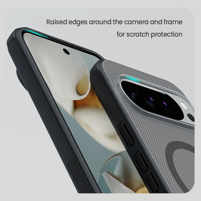 NILLKIN For Google Pixel 10 Pro XL Magsafe Case Frosted Shield Pro Magnetic Wireless Charging Back Cover For Pixel 10/10 Pro