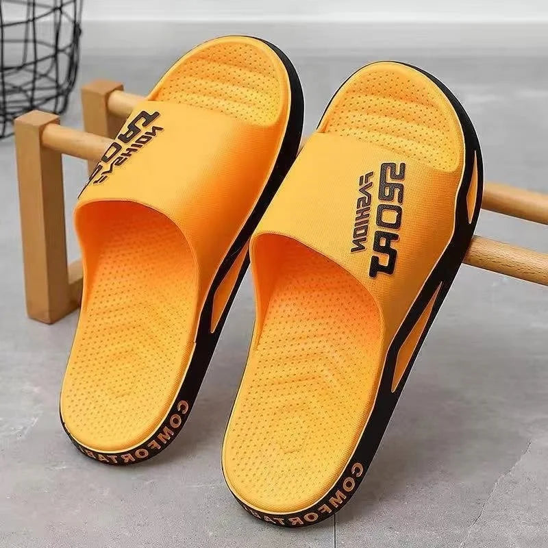Summer Men's Comfortable Outdoor Anti slip Waterproof Beach Shoes Cool Slippers Fashion Casual young sports Soft Sole Slippers