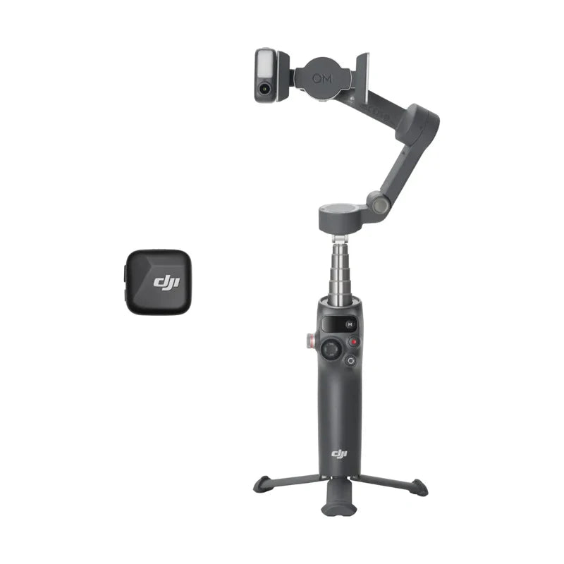 DJI Osmo Mobile 8 Flagship Intelligent Tracking Phone Gimbal Native Tracking With Integrated Audio & Lighting Capabilities