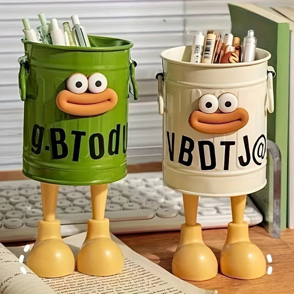 1pcs Cartoon Sausage-Shaped Pen Holders,Home Study Stationery Rack, Desktop Storage Container,Ideal Gift for Home Study Supplies