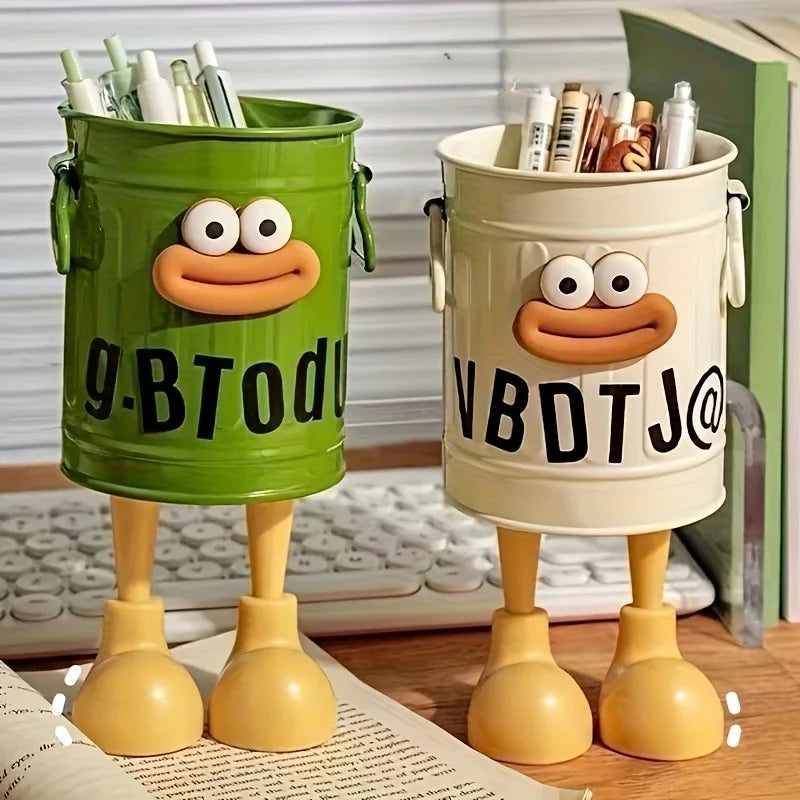 1pcs Cartoon Sausage-Shaped Pen Holders,Home Study Stationery Rack, Desktop Storage Container,Ideal Gift for Home Study Supplies