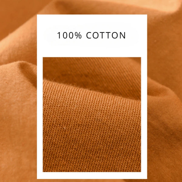 Spring and Autumn Long Sleeve Cargo 100% Cotton Hite Shirts for Men Clothing Retro Style Button Up Pocket  Streetwear AZ102