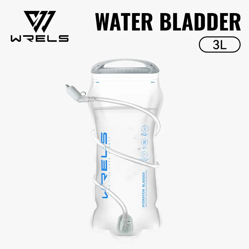 WRELS 1\1.5\2\2.5\3L Hydrapak Water Reservoir Leak Proof Water Bladder BPA Free for Camping Running Hiking Hydration Bladder