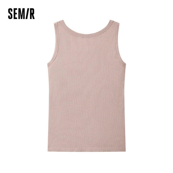 អាវកាក់ស្ត្រី Semir ស្លីមហ្វីត 2026 ទន់សម្រាប់ពាក់ប្រចាំថ្ងៃ ខាងក្នុង ខាងក្រៅ ស្រទាប់ខាងក្រៅ ស្រូបយកសំណើមកម្ដៅ