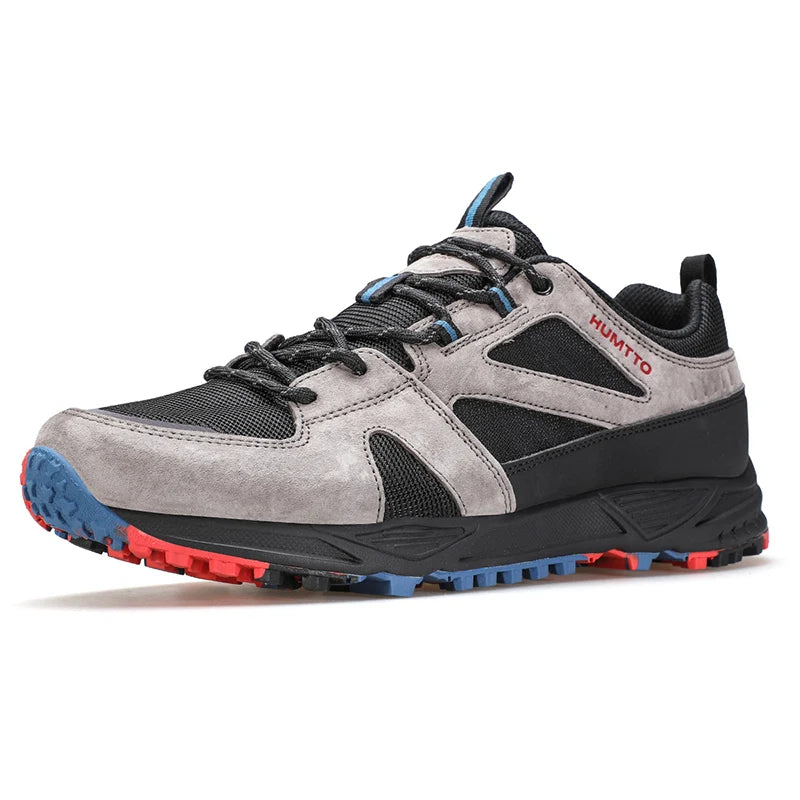 HUMTTO Running Shoes for Men Breathable Men's Sneakers Luxury Designer Sports Shoes Cushioning Black Man Casual Jogging Trainers