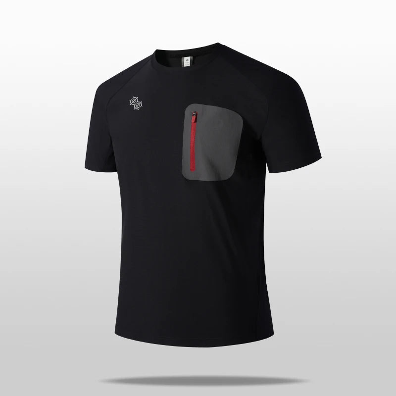 SBWL High-quality Summer Men's Outdoor Sports Quick-Drying T-Shirt Breathable Casual Running Short-Sleeved Shirt Tops