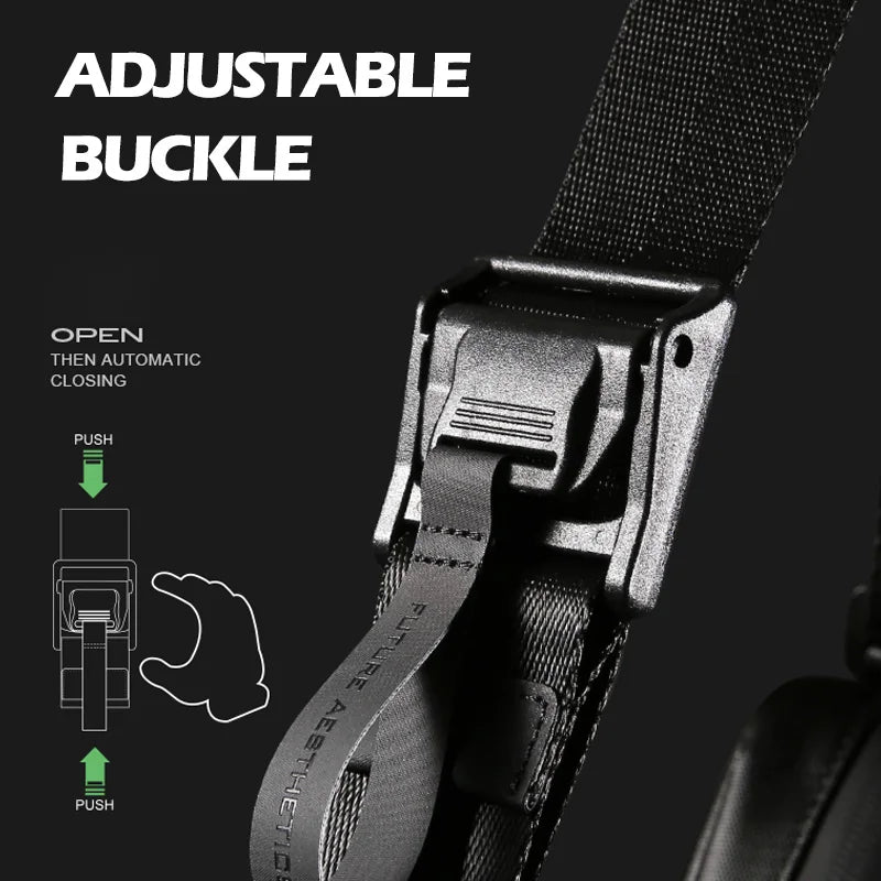 BANGE New Messenger Bag Korean Version Horizontal Handbag Multi-Function Casual Crossbody Bags Tooling Tide Brand Small Bag