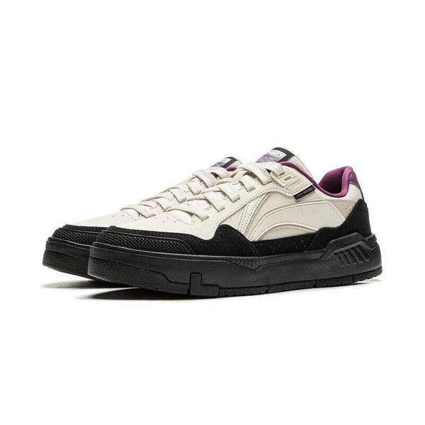 ស្បែកជើង Li-Ning ស្ត្រី Common 80s Lifestyle ស្បែកជើងកីឡាបែបបុរាណដែលមានផាសុកភាព AGCU158