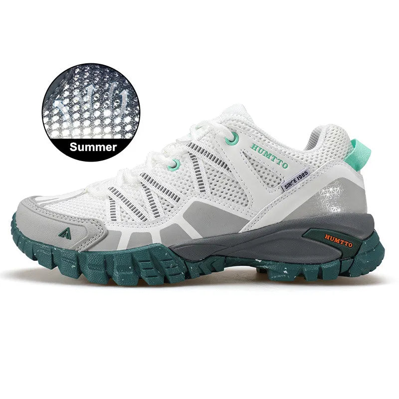 HUMTTO Hiking Shoes Women Outdoor Climbing Camping Hunting Boots Trekking Shoes Woman Wakling Sneakers Casual Tennis Sport Shoes