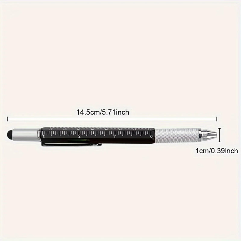 1/2pcs Hexagonal 7-in-1Stylus Pen • Capacitive Touch Screen Compatible • Twist Closure • Ergonomic Grip • for Ages  stylos