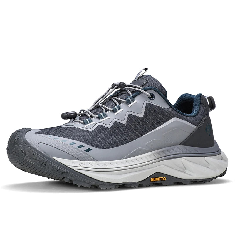HUMTTO Men's Outdoor Sports Shoes Non-slip Trekking Shoes for Men Breathable Hiking Boots Leather Safety Walking Sneakers Man