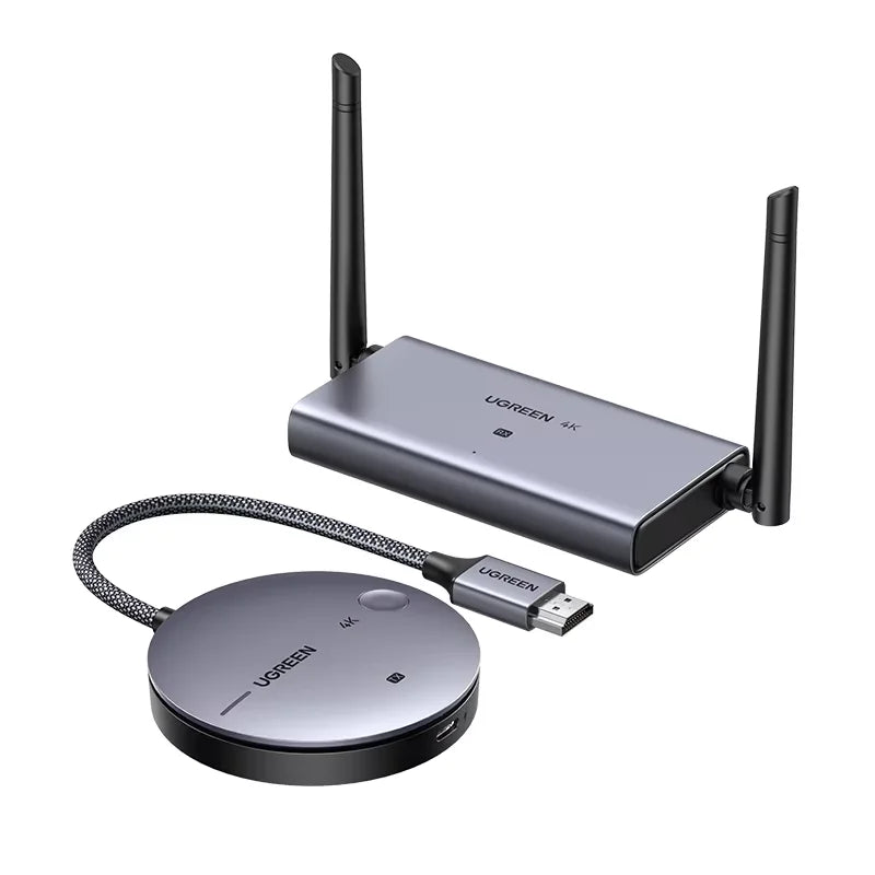10 PCS UGREEN Wireless HDMI Extender Kit 5G 50M Video Transmitter & Receiver