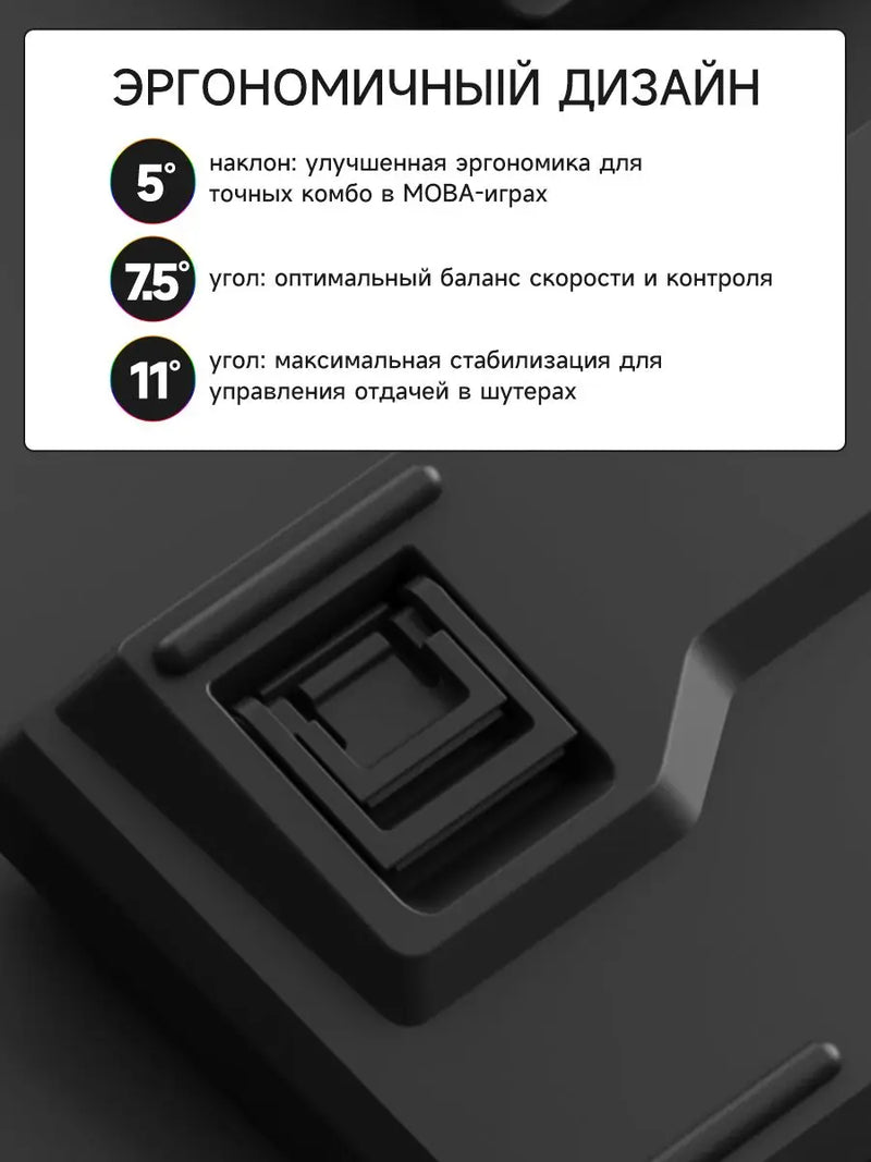 Akko 3061S Black&Silver Wired Mechanical Gaming Keyboard RGB Backlit Russian ASA Profile PBT Double Shot Keycaps