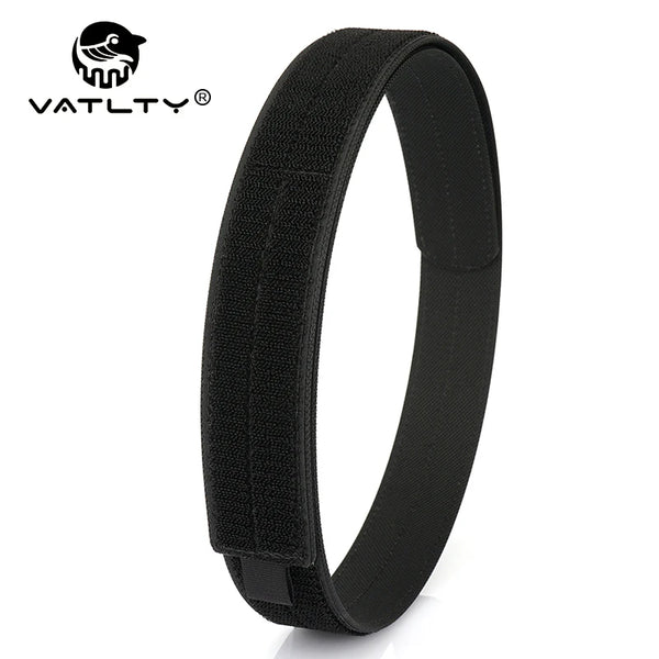 VATLTY 4.3cm Tactical Inner Belt for Men Premium Nylon Rigid Hook & Loop Straps 105cm to 135cm Unbuckled Belt Male Waistband
