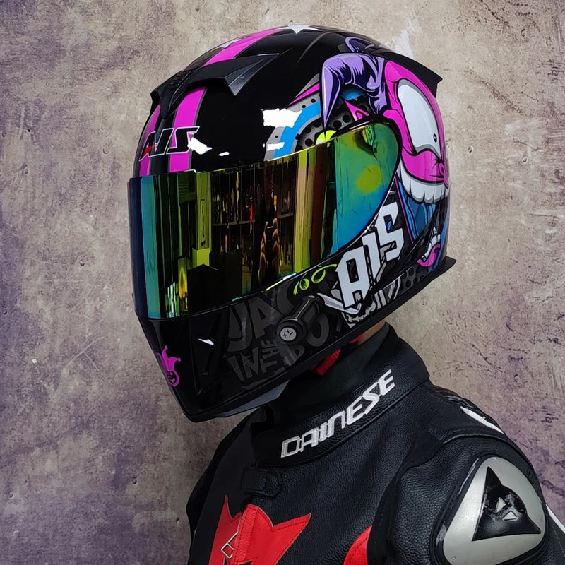 AIS helmet electric motorcycle hard hat full helmet four-season summer casque moto