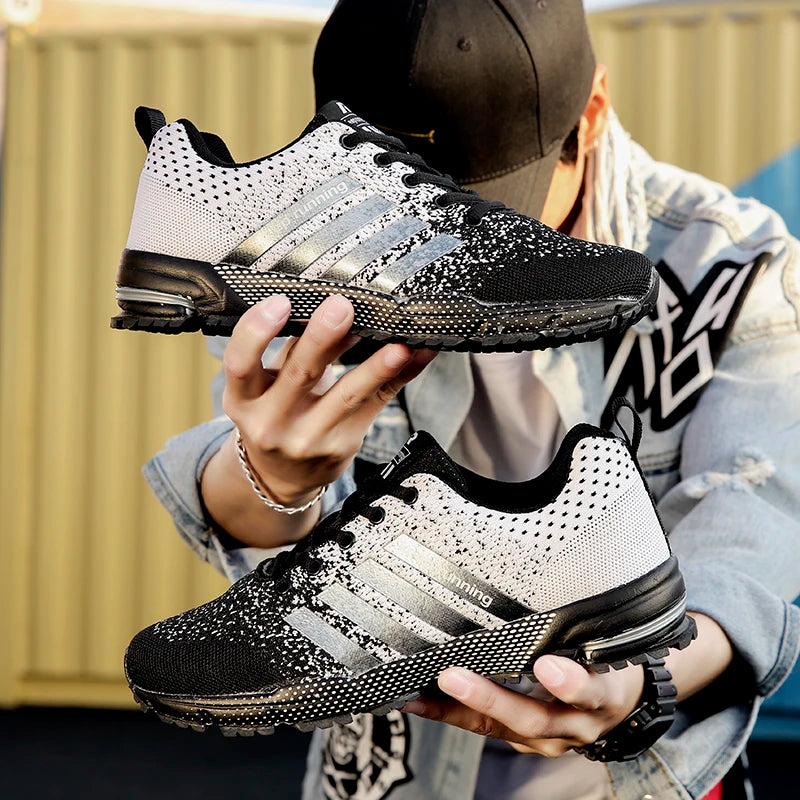 Mens Running Shoes Autumn Hot Selling Breathable Mesh Lightweight Outdoor Jogging Fitness Leisure Sports Shoes for Men