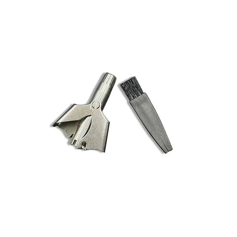 Stainless Steel Manual Nose Hair Trimmer For Men Women Washable Mechanical Nose Hair Remover Portable Nose Clipper
