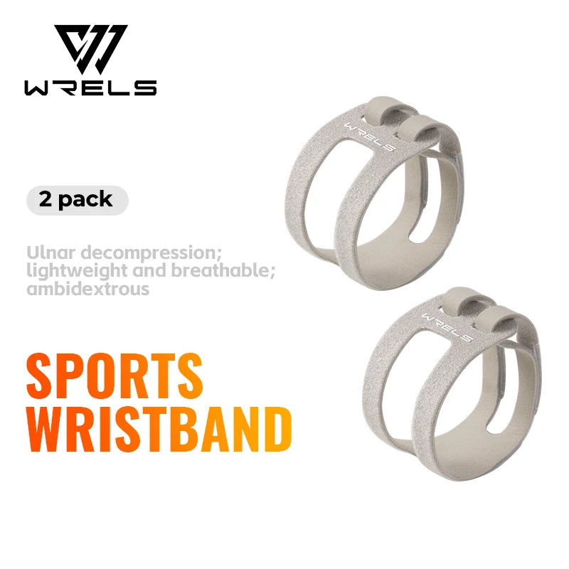 WRELS Sports Wrist Brace Adjustable Compression Wristband Breathable Prevent Sprain Gym Fitness Wrist Workout Support Strap
