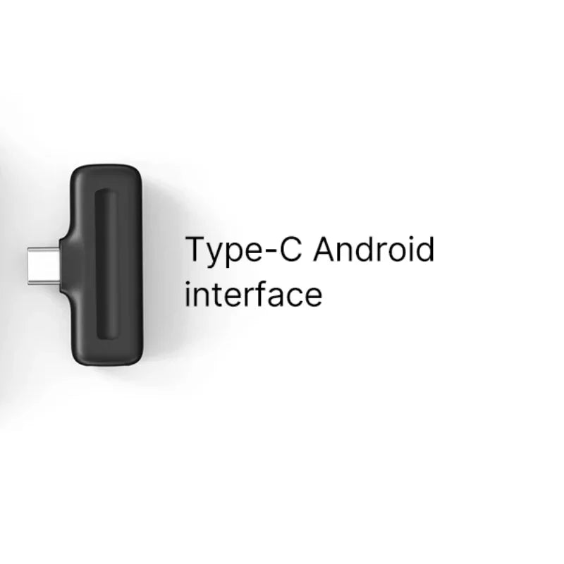 អាដាប់ទ័រ Ulanzi A100 Type-c ទៅ Lightning សម្រាប់ Iphone 12 11 10 9 8 / J12 MIC Receiver សម្រាប់ Android Iphone