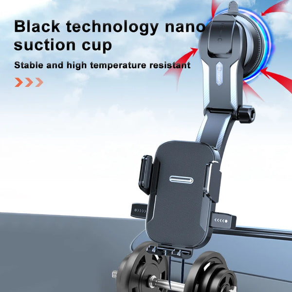 SEAMETAL Universal Car Phone Holder Anti Shake Auto Dashboard Cell Phone Bracket GPS Stand in Car for Car Interior Accessories