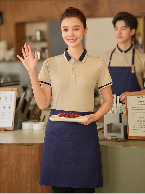 2026 10 colors Corporate office  Workwear Group  custom Embroidered Logo Causal  Polo Shirt Short Sleeve Turn-down Collar