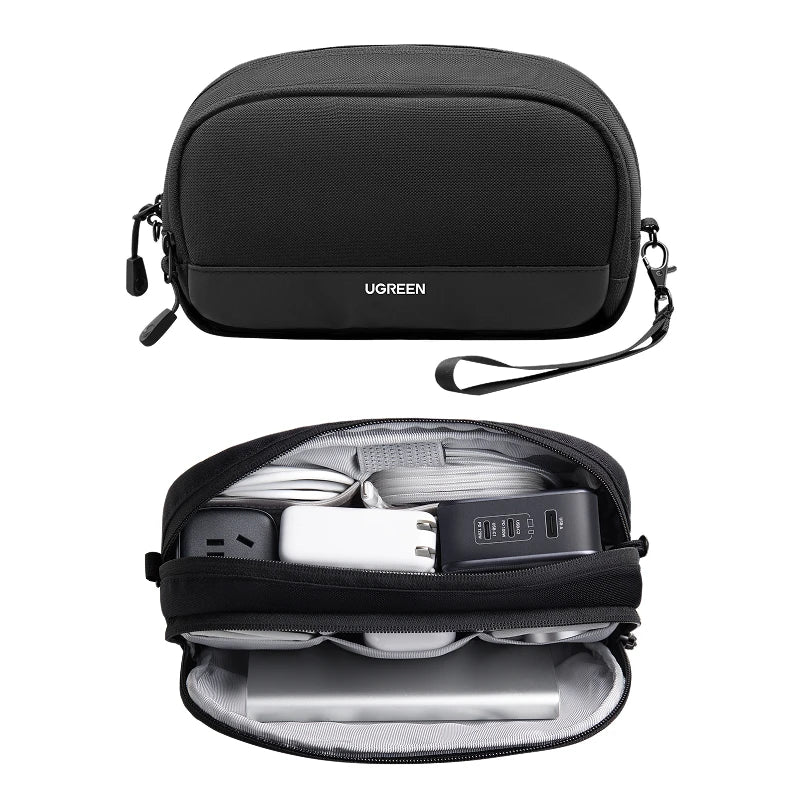 UGREEN Storage Bag Case Organizer Bag S/M Size for Earphone USB Cable Cell Phones Charger PC Digital Laptop Accessories Bag