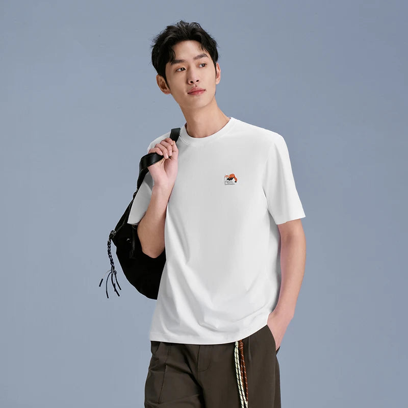 Semir Mens Tshirt 2026 Quick Dry Couple Style Embroidered New Arrival Casual Soft Daily Wear