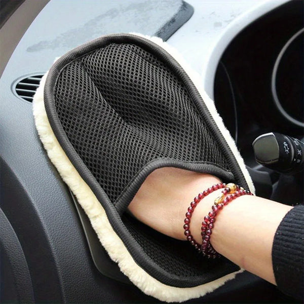 1pc Experience the Ultimate Car Cleaning with our Amazingly Soft Gloves - 5.91*9.45inch Size for Easy Use