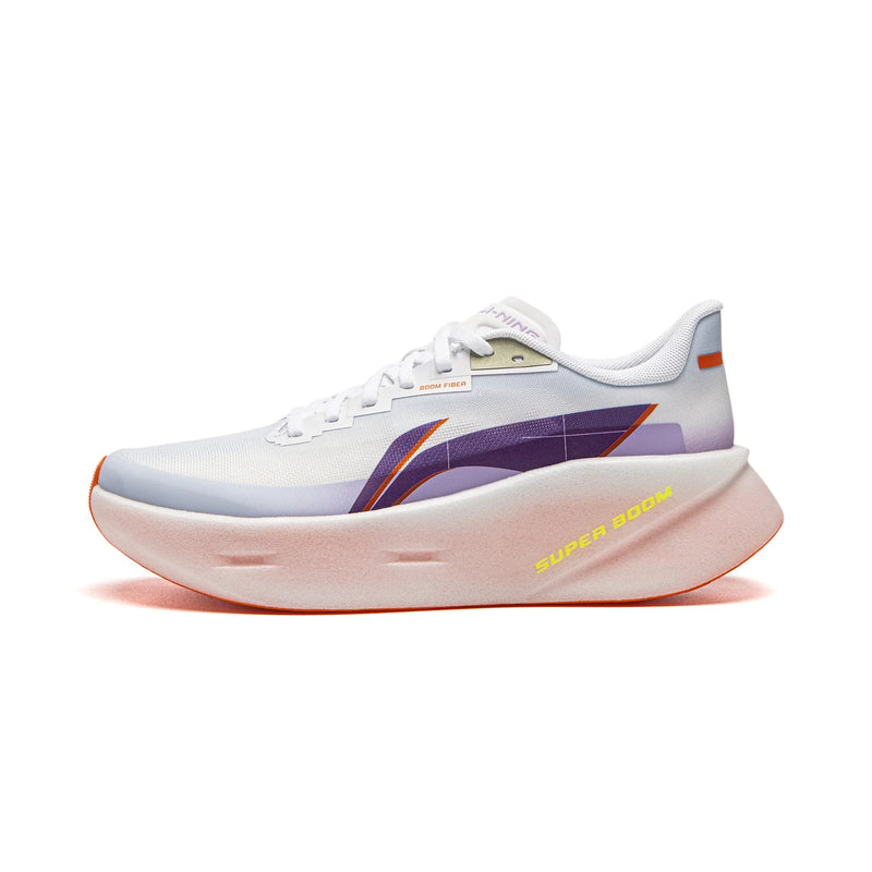 ស្បែកជើងរត់ Li-Ning CHAOYING PRO Cushion សម្រាប់នារី SUPER BOOM ទម្ងន់ស្រាល មានខ្យល់ចេញចូលបានល្អ ស្បែកជើងកីឡាប្រចាំថ្ងៃ LiNing ARBW004