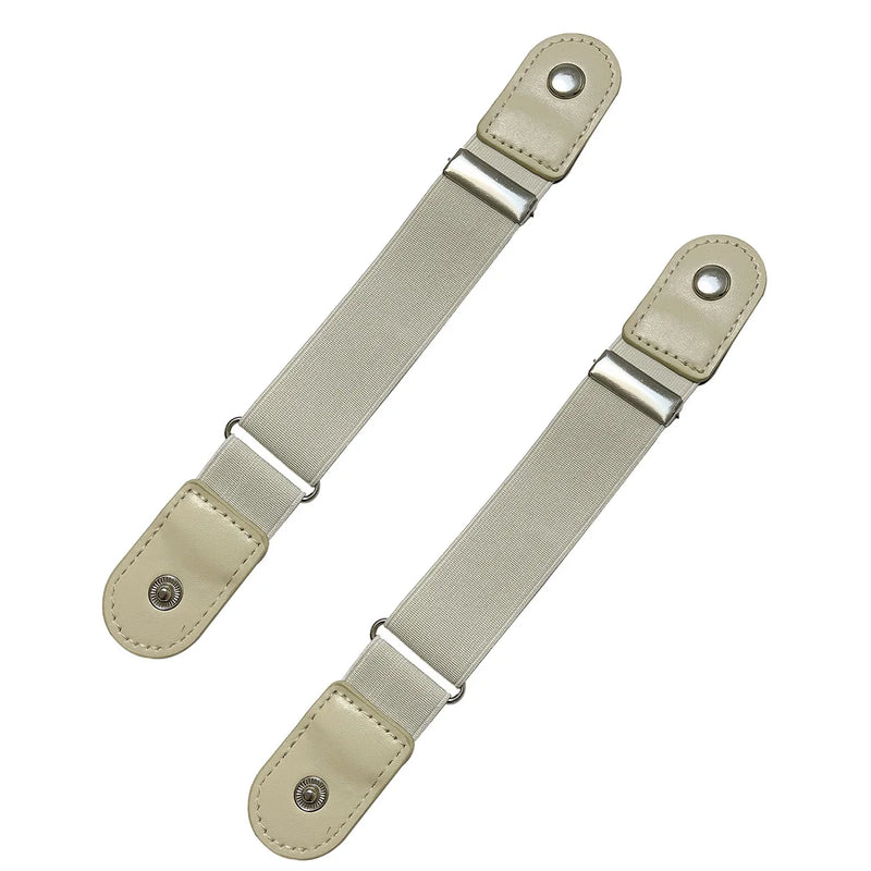 2pcs Women's Casual Belt Set,Simple Short Elastic Waistband for Jeans, Available 6 Colors to Match Various Styles,elastic band