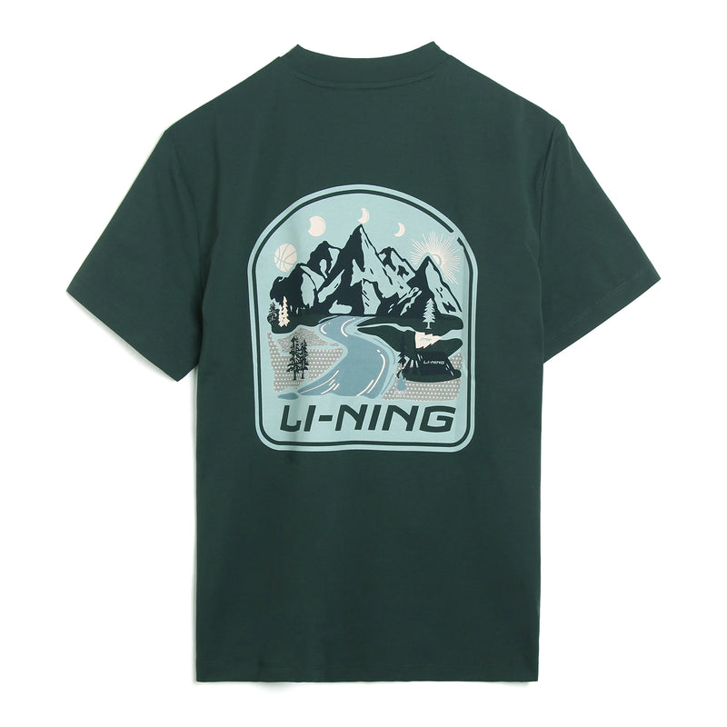 អាវយឺតបាល់បោះបុរស Li-Ning រាងរលុង 100% Polyester កមូល LiNing អាវយឺតកីឡាលំហែកាយ ATSV905