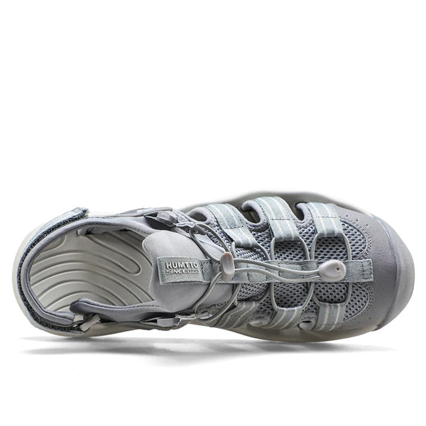 HUMTTO Outdoor Water Sneakers Quick-drying Beach Sandals 2026 Men Leather Hiking Camping Climbing Aqua Shoes Breathable for Mens