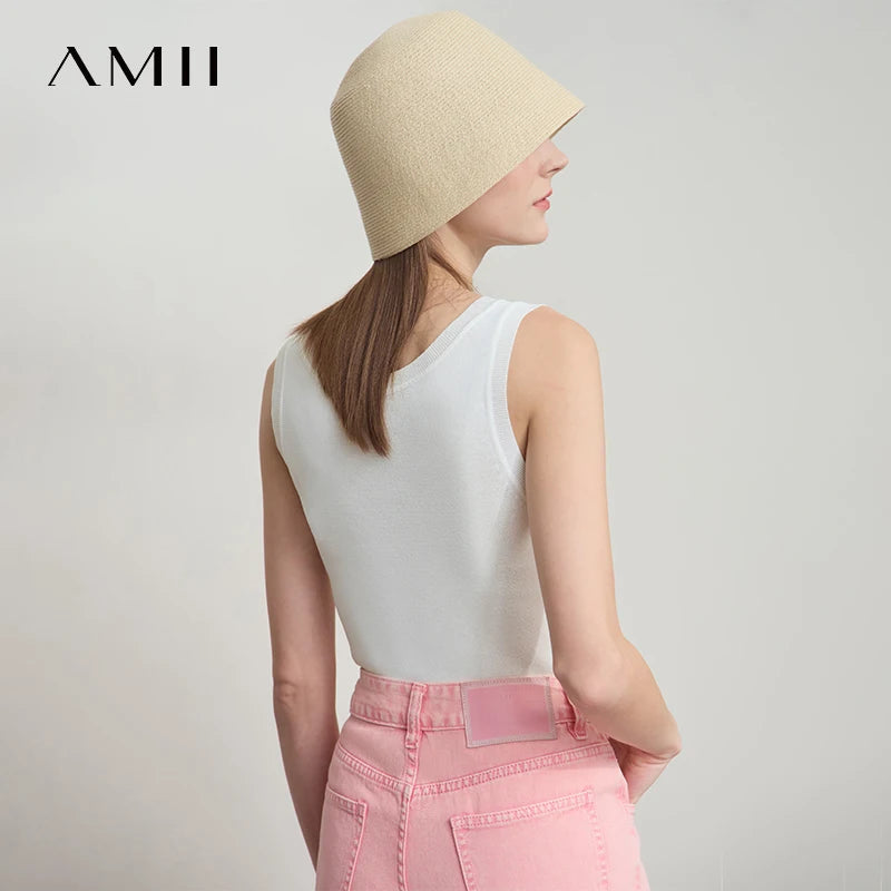 អាវក្រៅ AMII រដូវក្តៅថ្មីសម្រាប់នារី 2026 អាវករាងអក្សរ U ដៃខ្លី អាវធម្មតា ម៉ូដសម្រាប់នារីការិយាល័យ 12542214