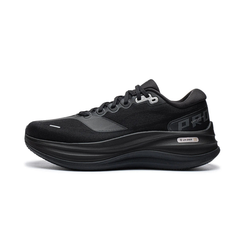 ស្បែកជើងរត់បុរស Li-Ning YUEYING 6 PRO Optimized Cushion ជាមួយប្រអប់ម្រាមជើងធំទូលាយ SUPER BOOM ស្បែកជើងប៉ាតាស្រាលឆ្លុះបញ្ចាំង LiNing ARHW015