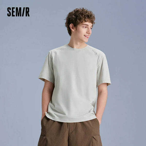 អាវយឺតបុរស Semir ឆ្នាំ ២០២៦ ស្រូបយកសំណើមបានលឿន DR ស្ទីលកីឡា អាវយឺតទន់ធម្មតាសម្រាប់ប្រើប្រាស់ប្រចាំថ្ងៃ
