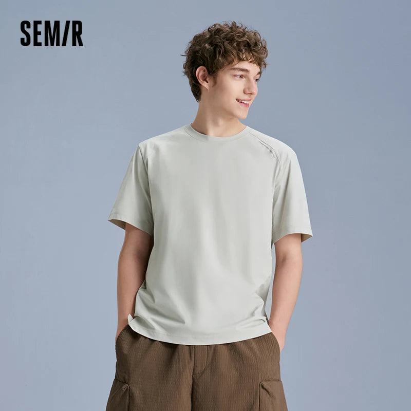 Semir Mens Tshirt 2026 Moisture Wicking Quick Dr Sports Style Casual Soft Daily Tops