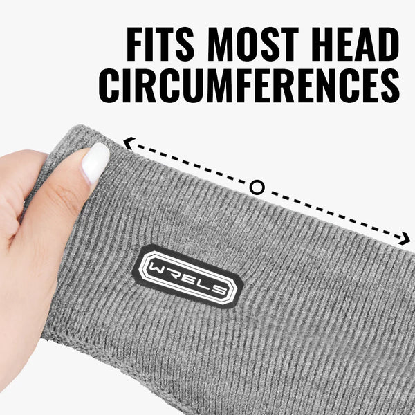 WRELS Winter Fleece Ear Warmer Headband Sports Ear-muff Ear Protection Windproof for Running Moisture Wicking Winter Ear Covers