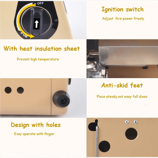 BRS-H23 Outdoor Portable Gas Heater Tent Heater For Home Energy Saving Camping Heating Stove Saving Gases Heate Fishing Gear