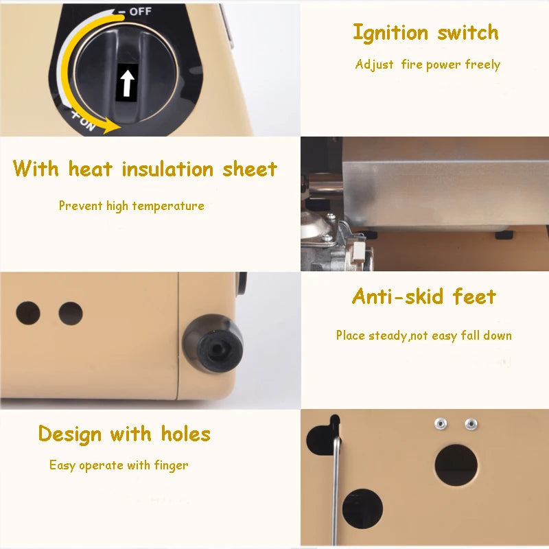 BRS-H23 Outdoor Portable Gas Heater Tent Heater For Home Energy Saving Camping Heating Stove Saving Gases Heate Fishing Gear