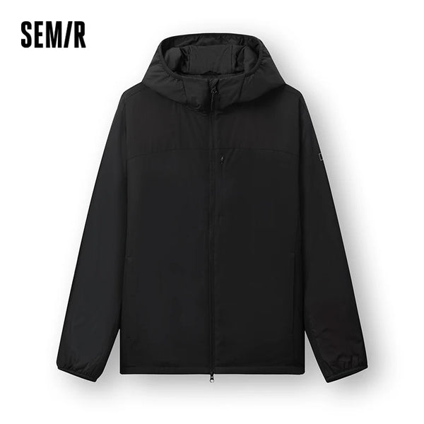 អាវក្រៅបុរស Semir ធ្វើពីរោមចៀមលាយទឹក 2026 ថ្មីសម្រាប់ពាក់ប្រចាំថ្ងៃរដូវរងា រចនាប័ទ្មធម្មតាសម្រាប់អាកាសធាតុត្រជាក់